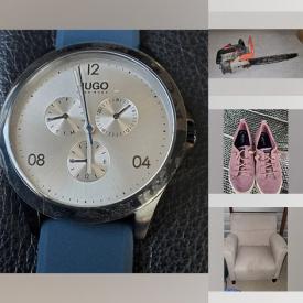 MaxSold Auction: This online auction features lawnmower, plotter printer, chainsaw, NWT undergarments, men’s & women’s clothing, watch, shoes, and more!!